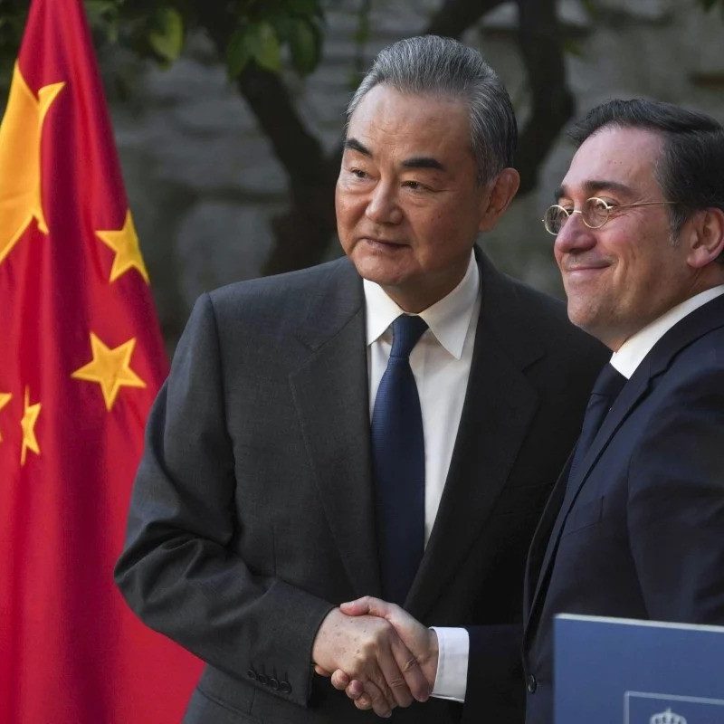 China and Spain agree to provide ‘fair, non-discriminatory’ business environment, Wang Yi says