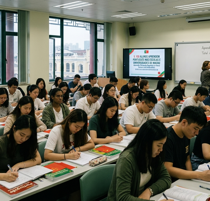 5,100 students learning Portuguese this academic year